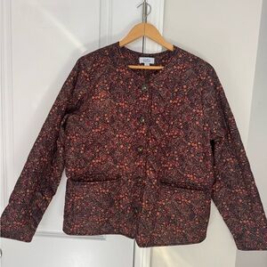 Croft & Barrow Women's Floral lightweight puffer jacket -